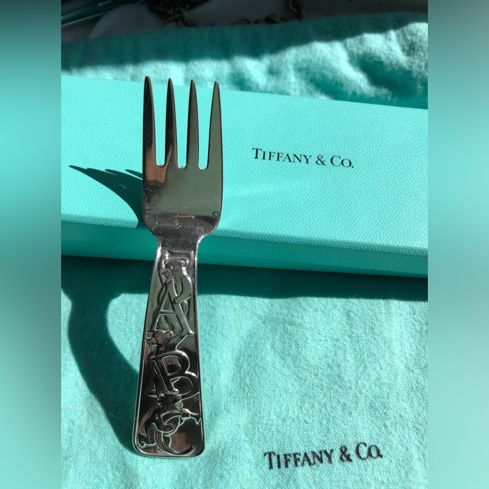 Tiffany & Co. Sterling Silver “ABC Bears” Feeding Fork